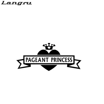 

Langru Pageant Princess Beautiful Car Sticker Car-styling Vinyl Decal Car Accessories Decorative Jdm