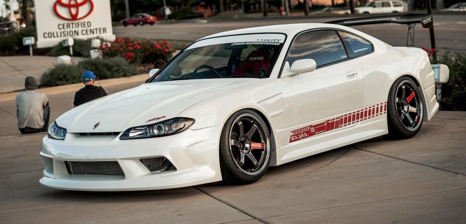 Для 1 набора/2 шт Стиль наклейка Наклейка боковая полоса комплект для nissan silvia 200sx