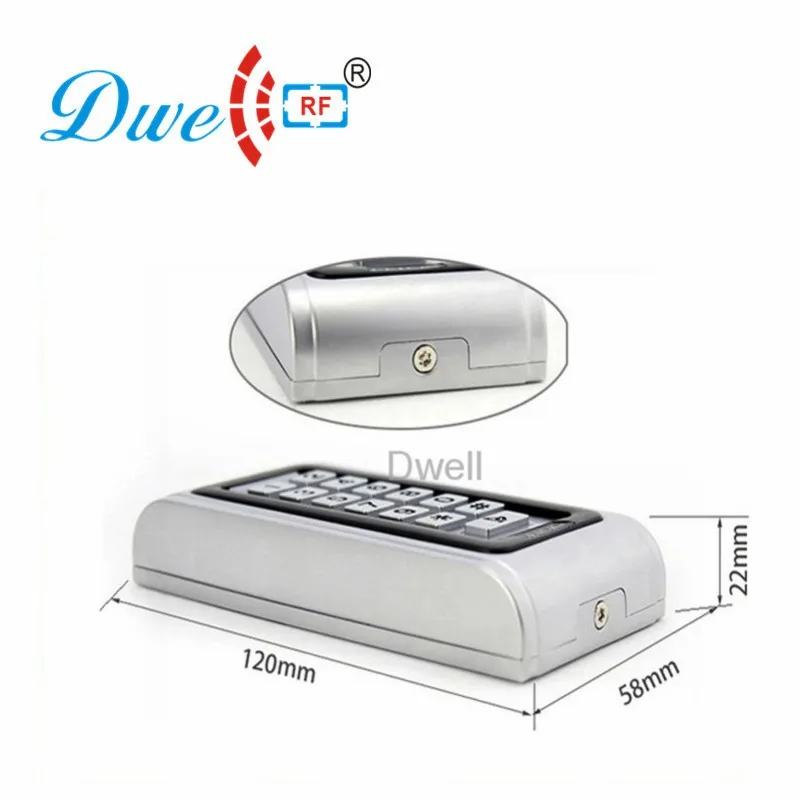 DWE CC РФ RFID card reader металлический корпус водонепроницаемый IP68 125 кГц emid или 13,56 МГц mf wiegand 26 для системы контроля доступа 002O