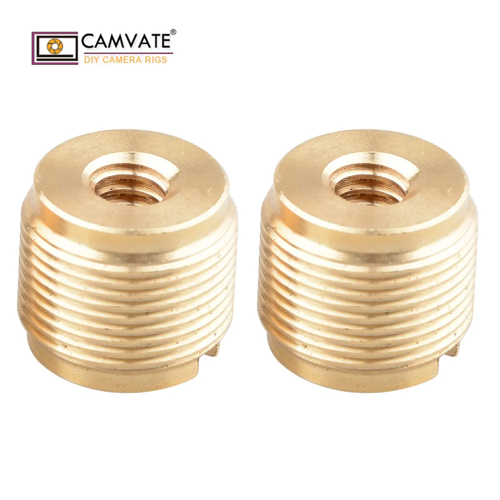 Адаптер CAMVATE Female с 1/4 &quot 20&quot на 5/8 27 Штекерный 2 шт. микрофон C1704 аксессуары для