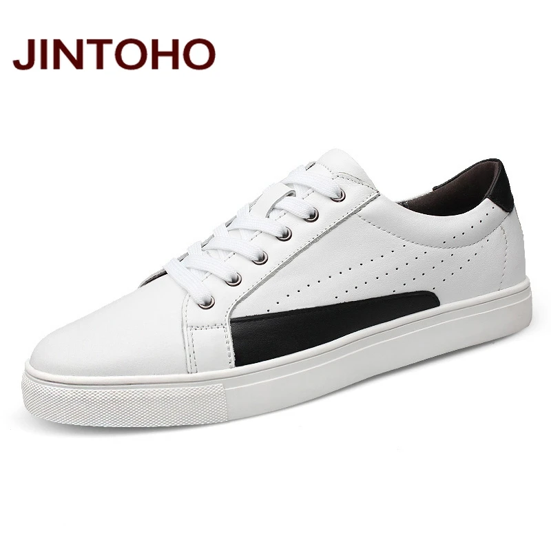 JINTOHO Big Size Casual Leather Men Shose Men Genuine Leather Shoes ...