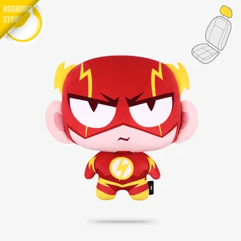

Flash Neck Pillow Justice League Auto Headrest Universal Car Seat Head Rest Cartoon Cute DC Car Accessories подушка в машину