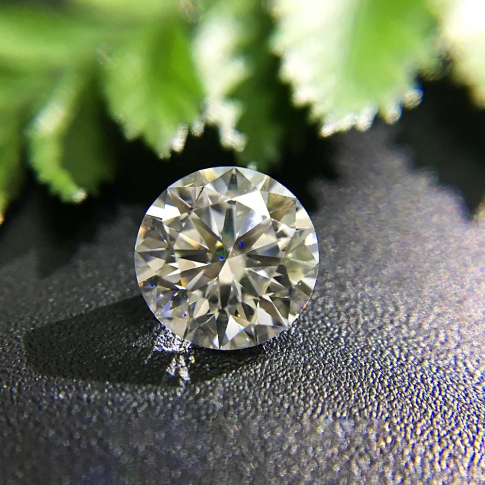 0.5ct 5mm F 3EX Round HPHT Real Diamond Lab Grown Diamon Lab Grown Diamond with Certificated