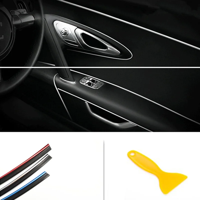 

5M Interior Sticker Decoration Strip Car Styling For Audi A1 A2 A3 A4 A5 A6 A7 A8 B5 B6 B7 B8 C5 C6 Q2 Q3 Q5 Q7 TT S3 S4 S5 S6
