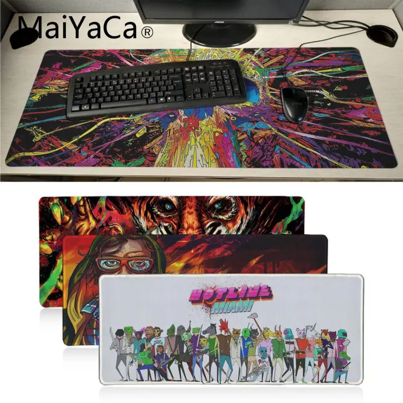 

Maiyaca Boy Gift Pad hotline miami gamer play mats Mousepad Gaming Mousepad For PC Laptop Notebook mouse pad gamer
