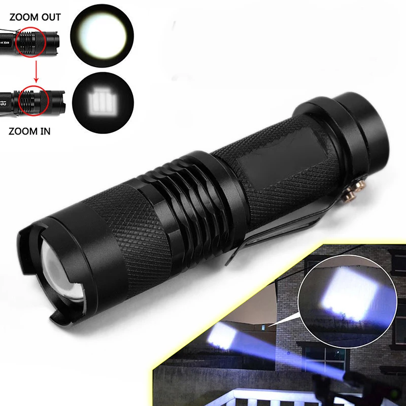 Mini 2000LM Waterproof LED Flashlight Torch 3 Modes