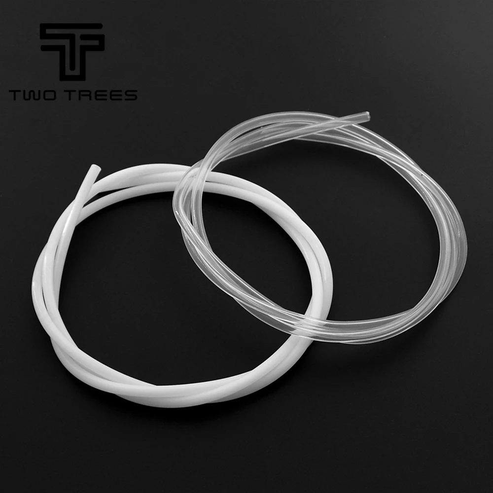 1 м PTFE трубка ID 2 мм OD 4 прозрачная J head hotend RepRap Rostock Bowden горло экструдера для нити 75 3d