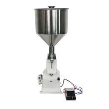 YTK пневматическая машина для наполнения(5~ 50 мл) для крема и шампуня и косметики с педалью для ног