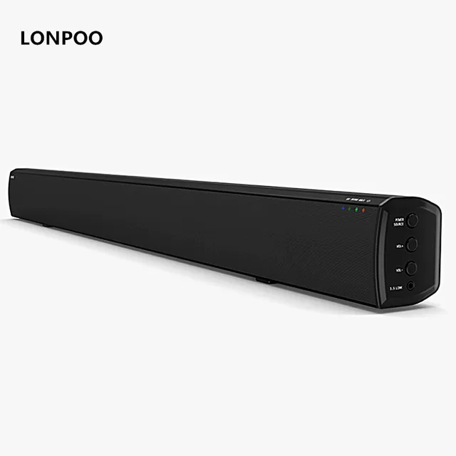 Lonpoo Home Theatre 40w Soundbar Tv Bluetooth Wireless Stereo Lonpoo Home Theatre 40w Soundbar Tv Bluetooth Wireless Stereo Subwoofer Speaker For Pc Iphone Speakers