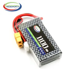 2PCS MOSEWORTH 3S 11.1V 1100mAh 30C-60C RC lipo battery For rc airplane car tank Li-Po batteria rechargeable AKKU