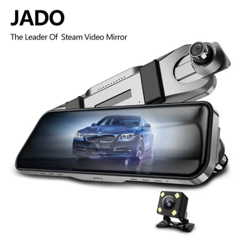 

JADO D820s X4 Car Dvr Stream RearView Mirror dash Camera avtoregistrator 10 IPS Touch Screen Full HD 1080P Car Recorder dash cam