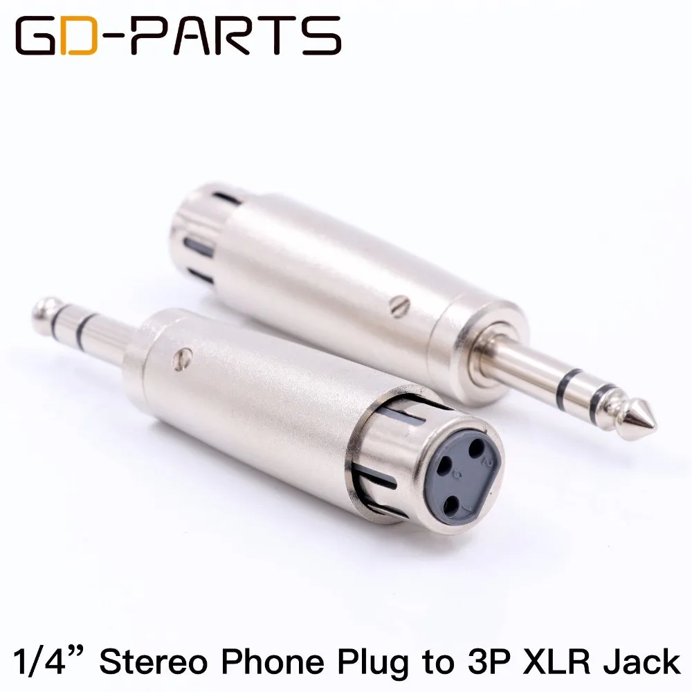 

Female 3Pin XLR Jack to Male 6.35mm Stereo Plug Hifi Headphone Microphone AMP Headset Stage Speaker Adapter Connector With Latch