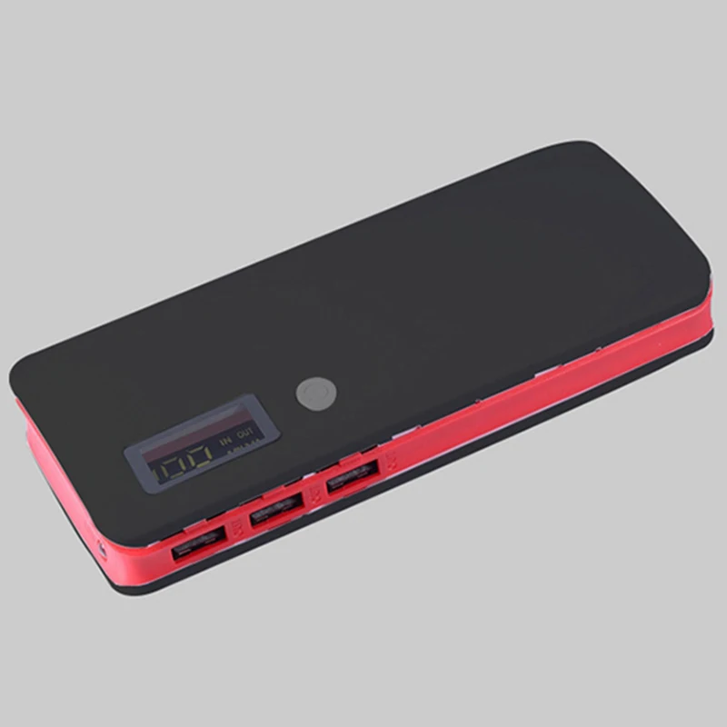 (لا البطارية) 10000 مللي أمبير 18650 علبة صندوق شحن المزدوج USB DIY مربع المحمول تجدد Powerbank شاحن هاتف محمول ل Xiaomi Pover قوة البنك