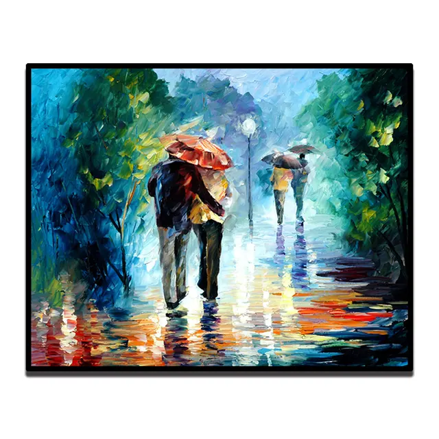 Moderne Messer Malerei Drucke Auf Leinwand Romantische Paar Leidenschaftlich Liebhaber Wand Kunst Bild Fur Wohnzimmer Schlafzimmer Wand Wohnkultur Painting Calligraphy Aliexpress