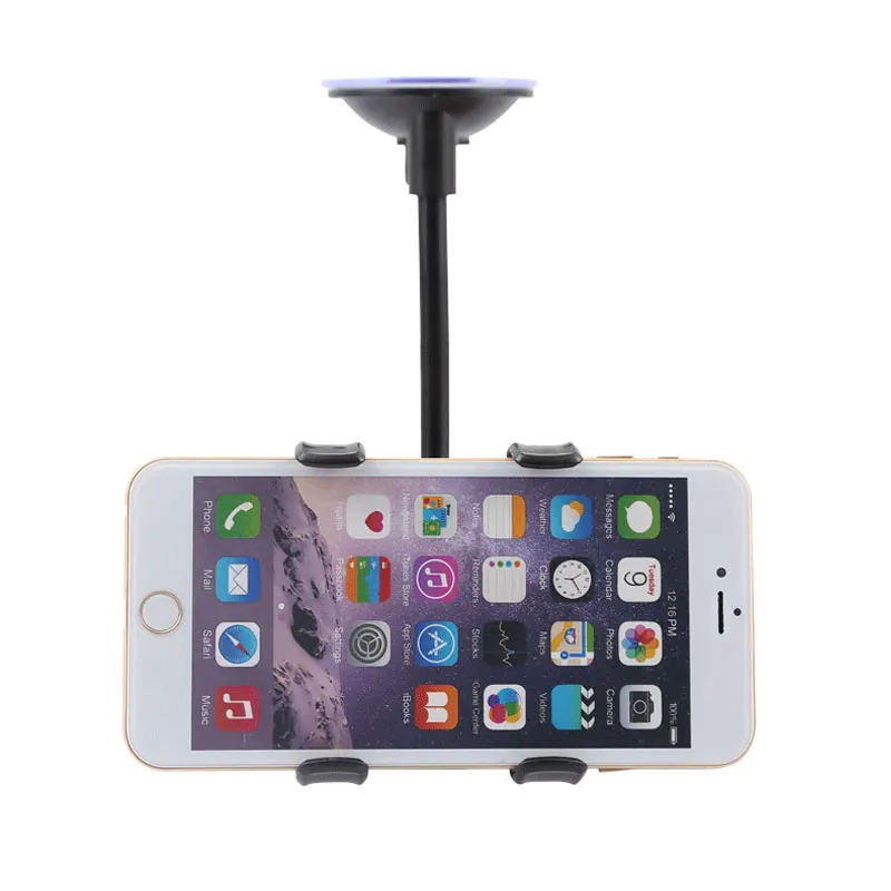 Ascromy Car Phone Holder Flexible 360 Degree Adjustable Support GPS Car Mount Mobile Phone Holder For iPhone 7 Xiaomi Smartphone (2)