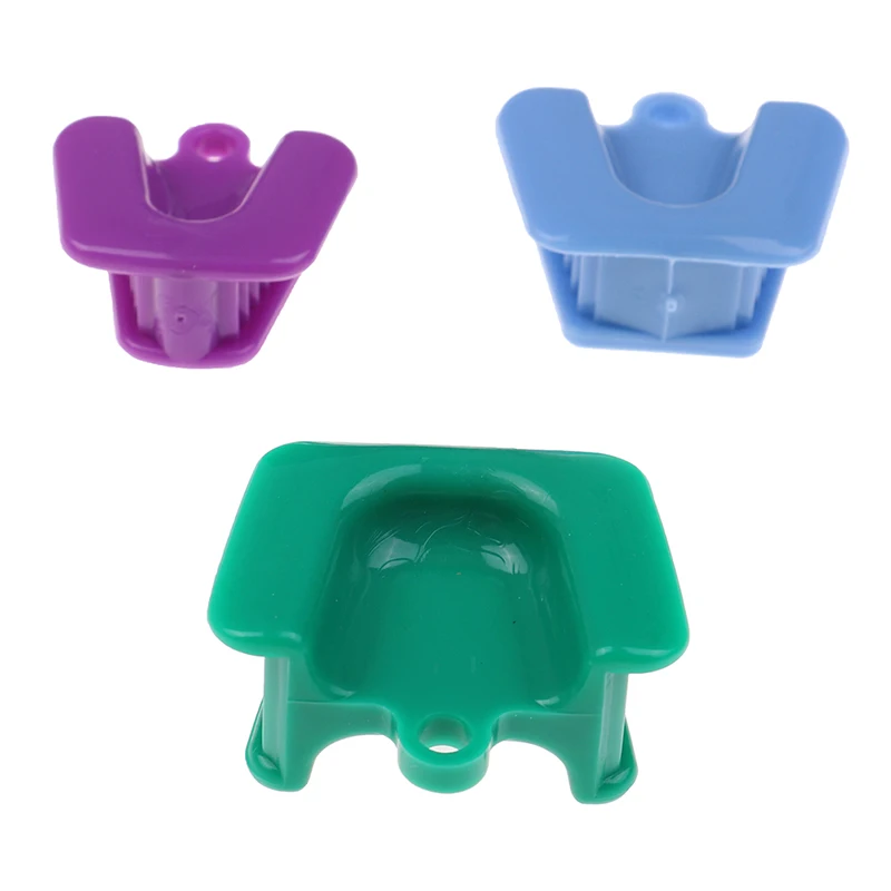 

1pcs Dental Mouth Prop Bite Block Cushion Dental Supply Opener Retractor Large Medium Small 3Colors