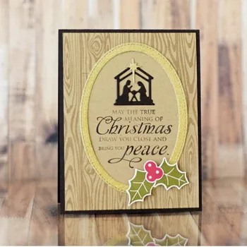 

Christmas Birth of Jesus Metal Cutting Dies Stencil for DIY Scrapbooking Paper Cards Decorative Crafts Supplies New 2018 Diecut