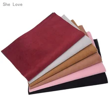 Она любит A4 бархат искусственная кожа швейная одежда ткани материалы для ручных поделок ремесленничество аксессуары