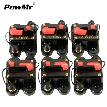 

12V 24V DC Circuit Breaker Home Solar System Waterproof Breakers Reset Fuse Circuit Protection rcbo 60A 80A 100A 150A 200A 250A