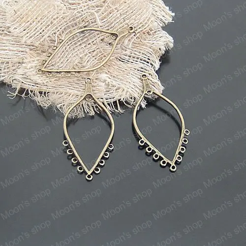 

Wholesale 50*22mm Antique Bronze Water Drop Alloy Earrings hanging head Diy Findings 40 pieces(JM216)