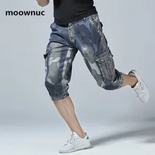 Новое поступление Для мужчин брюки-карго военные Повседневное Стиль штаны хлопок легкий свободные камуфляж грузовые брюк мужской