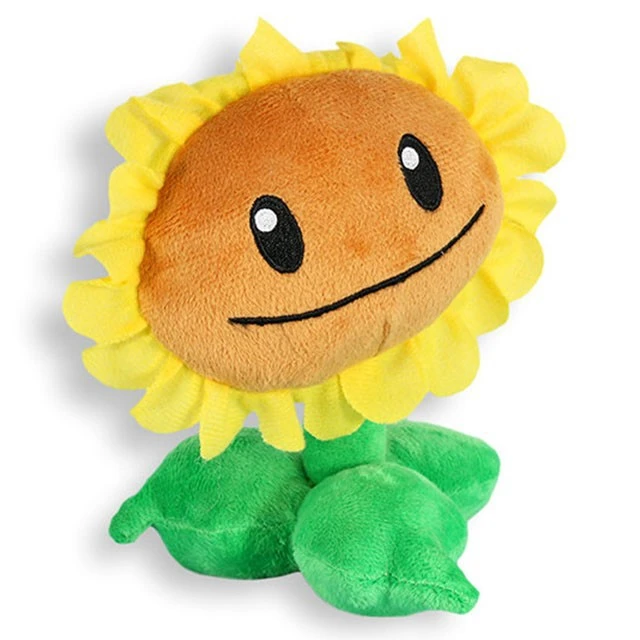 1pcs Plants vs Zombies Sunflower Plush Toys Doll Cute Plants vs Zombies  Soft Stuffed Plush Toys girasole di peluche _ - AliExpress Mobile