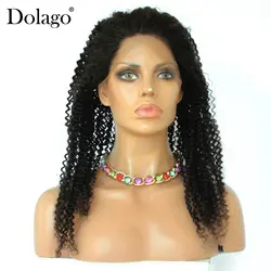 Кудрявые вьющиеся 360 кружева фронтальный заказ с сеткой Малазийские Волосы Remy 100% человеческие волосы натуральный черный для женщин