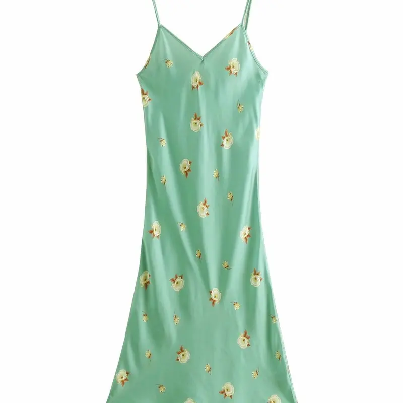 

Hot sale BB40-9139 European and American Fashion Flower Printed Dresses