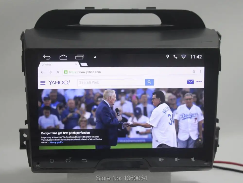 Cheap Nedehe Quad core 2G RAM+16G ROM Android 6.0 car dvd gps navigation car radio stereo for KIA sportage 2011 2012 2013 2014 2015 14