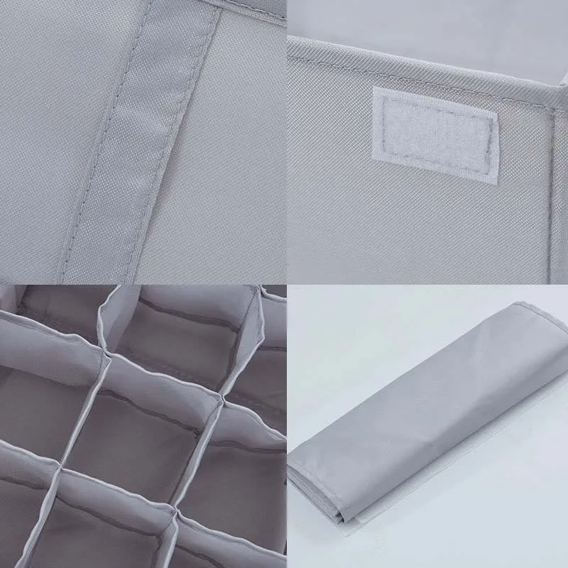 1Pc Oxford Home Drawer Organizers 16 Lattices Underwear Storage Box for Socks Clothing Sundries Bra Multi-functions Supplies 10E 1Pc Oxford Home Drawer Organizers 16 Lattices Underwear Storage Box for Socks Clothing Sundries Bra Multi-functions Supplies 10E