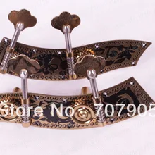 1 комплект peg двойной бас Peg тюнер ключи металлический корпус 3/4 прочные латунные запчасти высокого качества