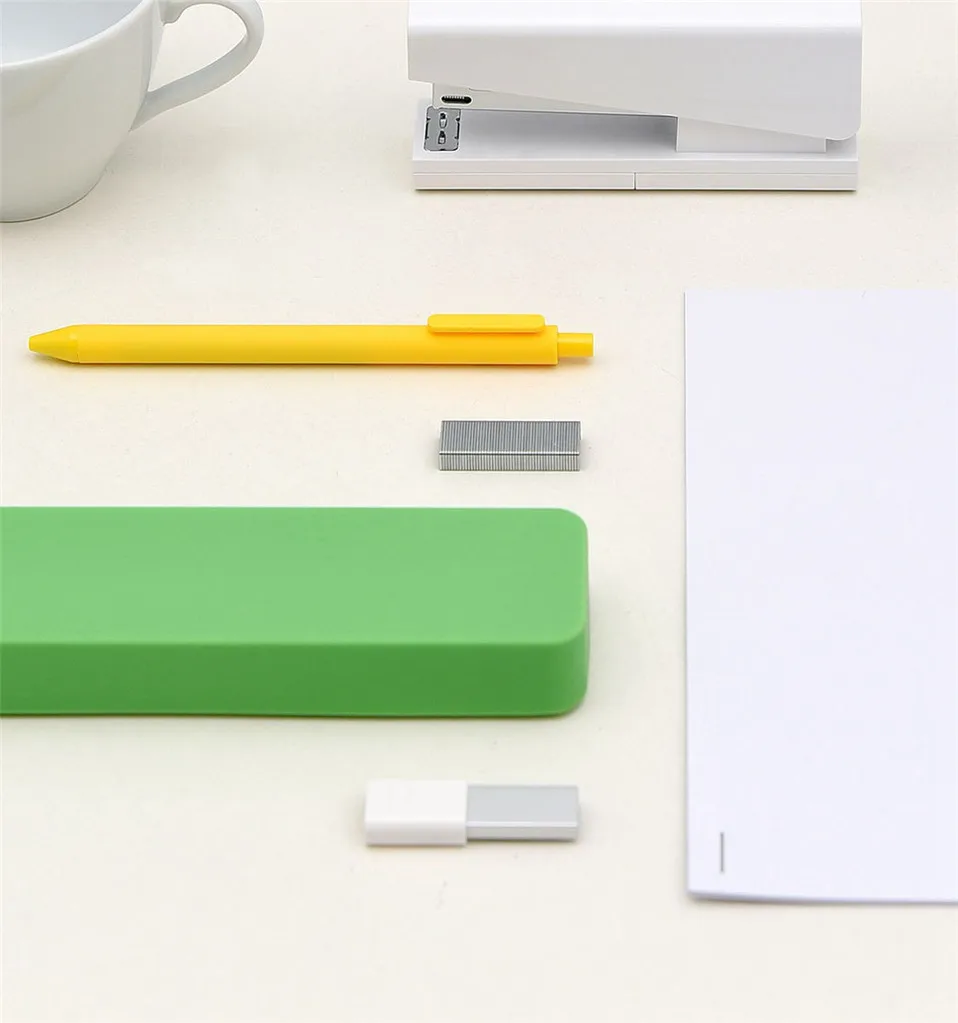Xiaomi Mijia Kaco LEMO белый степлер 24/6 26/6 с 100 шт. скобы для Бумага Офис школа дома скобы
