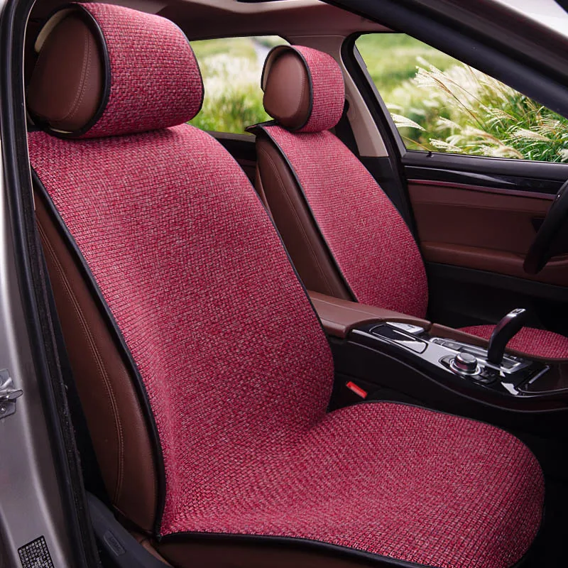 Льняной чехол на сиденье Yuzhe для Mitsubishi Lancer Outlander Pajero Eclipse Zinger Verada asx I200