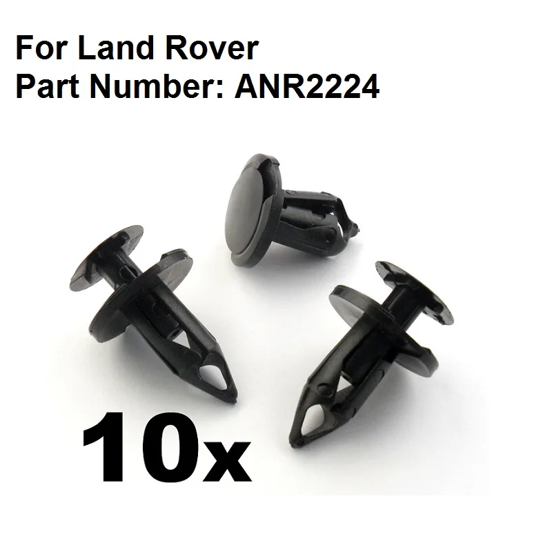 

10x For Land Rover Wheel Arch Clips- Bumper Wing Lining Splashguard Shields P38 etc, ANR2224