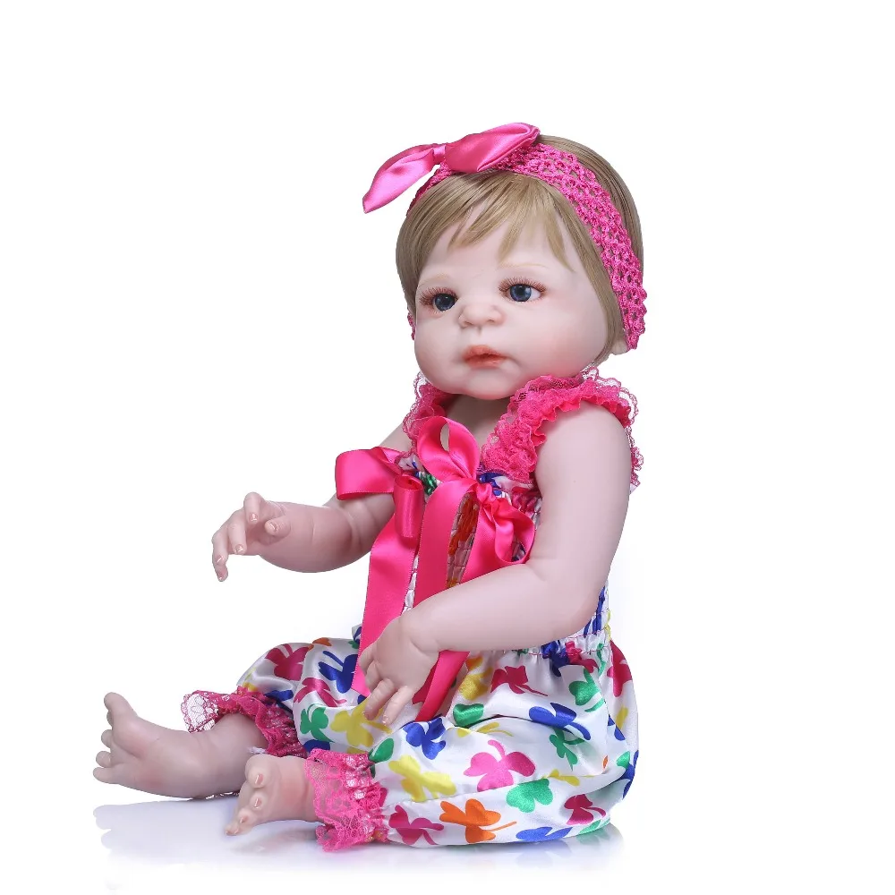Npkколлекция, полностью силиконовая кукла для новорожденной девочки, кукла для ванны, Реалистичная игрушка для новорожденной принцессы, детские куклы, Bonecas Bebes Reborn, подарок