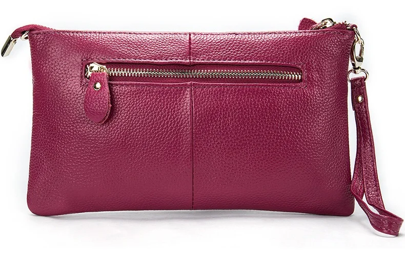 MJ Women Genuine Leather Shoulder Bag Female Real Leather Messenger Bag Crossbody Handbag Clutch Purse Ladies Casual Bags (29)