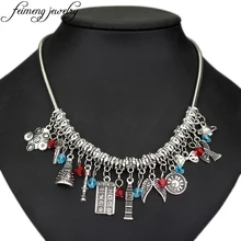 Ожерелье-чокер Dr Who, робот далек, доктор, таинственный полицейский ящик, Tardis Sonic, отвертка, подвеска с бусинами из кристаллов, ожерелье