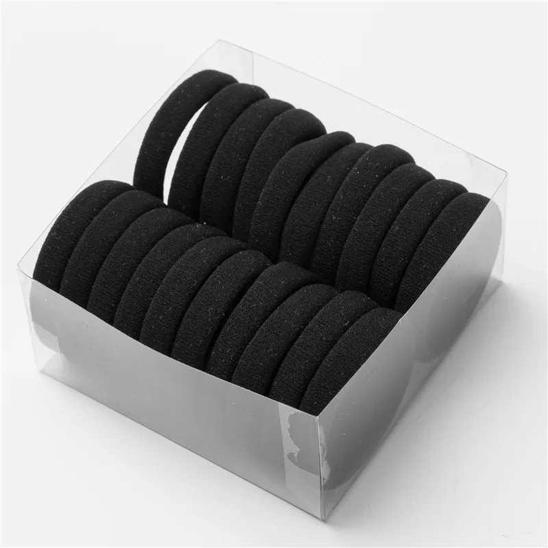 20Pcs/lot High Elasticity Hair Rope Women Candy Color Rubber Band Ring Ponytail Holder Girls Hair Accessories