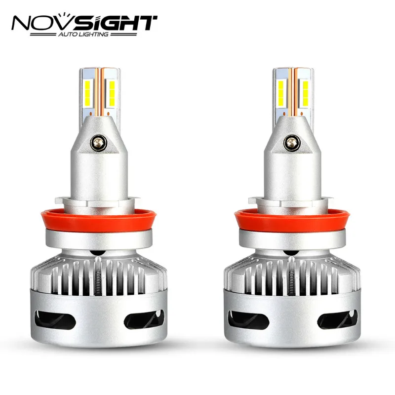 Автомобильный светильник Novsight 90w 12000lm 6500k Led H7 H11/D1/D2 светодиодный головной светильник 9005(Hb3)/9006(Hb4) /9012/D5 Авто Blub супер яркий Dc 9 v-22 v