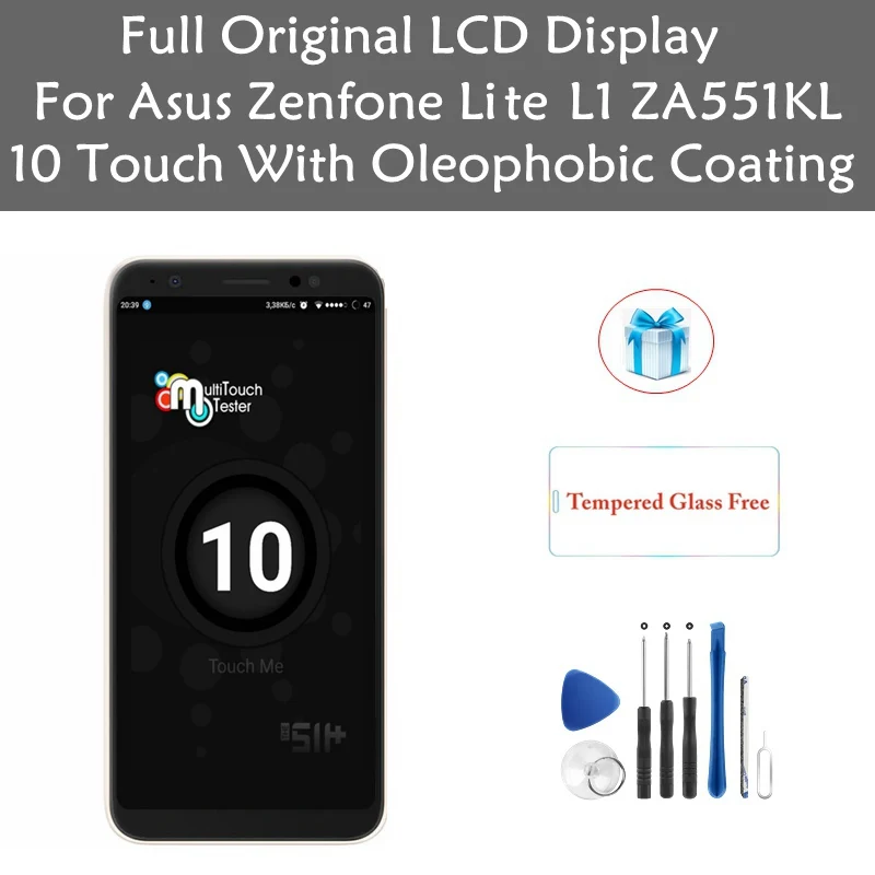 

Original For Asus ZenFone Lite L1 ZA551KL LCD Display 10Touch for ZenFone Lite L1 ZA551KL Display Replacement Repair Spare Parts