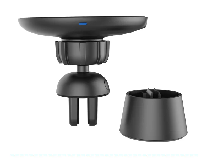 Автомобильный держатель для мобильного телефона, подставка, Qi Беспроводное зарядное устройство, быстрая Беспроводная зарядка, магнитный держатель для iPhone X 8 samsung S8 S7, Автомобильный кронштейн