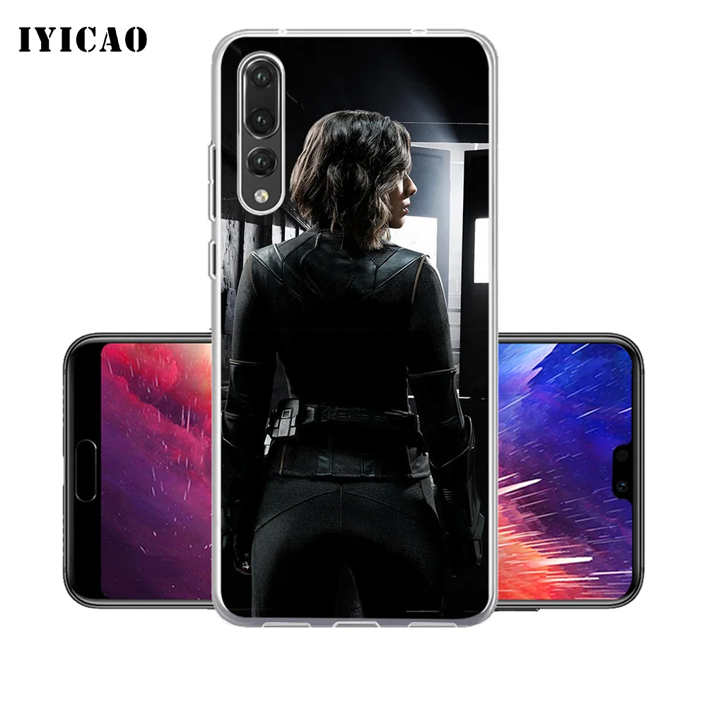 IYICAO Защитный Мягкий силиконовый чехол с Марвел для Huawei P30 P20 Pro P10 P9 P8 Lite P Smart из