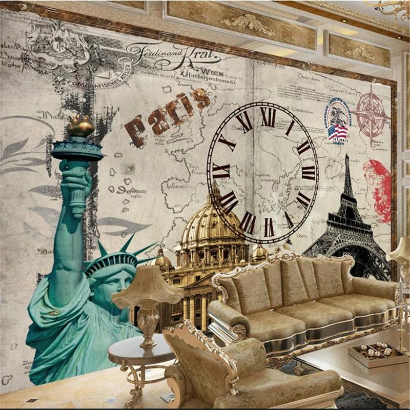 

Wellyu papel де parede пользовательские обои европейский и американский стиль ТВ фон Настенные обои для гостиной tapety