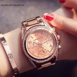HM Для женщин модные часы 2019 розовое золото Элитный бренд Reloj Mujer Для Мужчин's кварцевые повседневные наручные часы женские часы "MARQUE" De Luxe