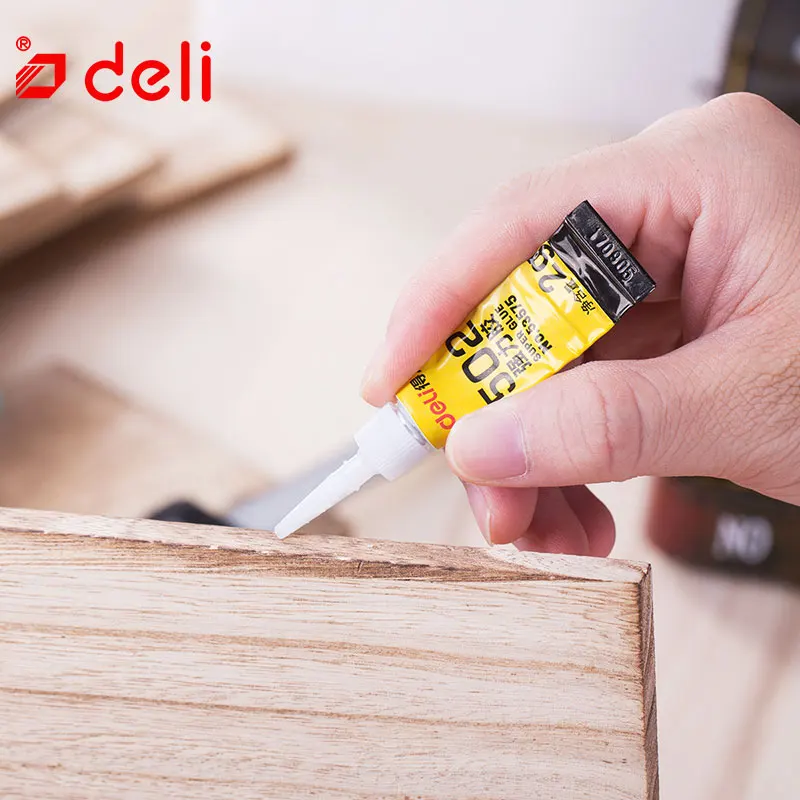 Deli Super Glue Strong Adhesive Liquid Glue 502 For Glass Metal Ceramic