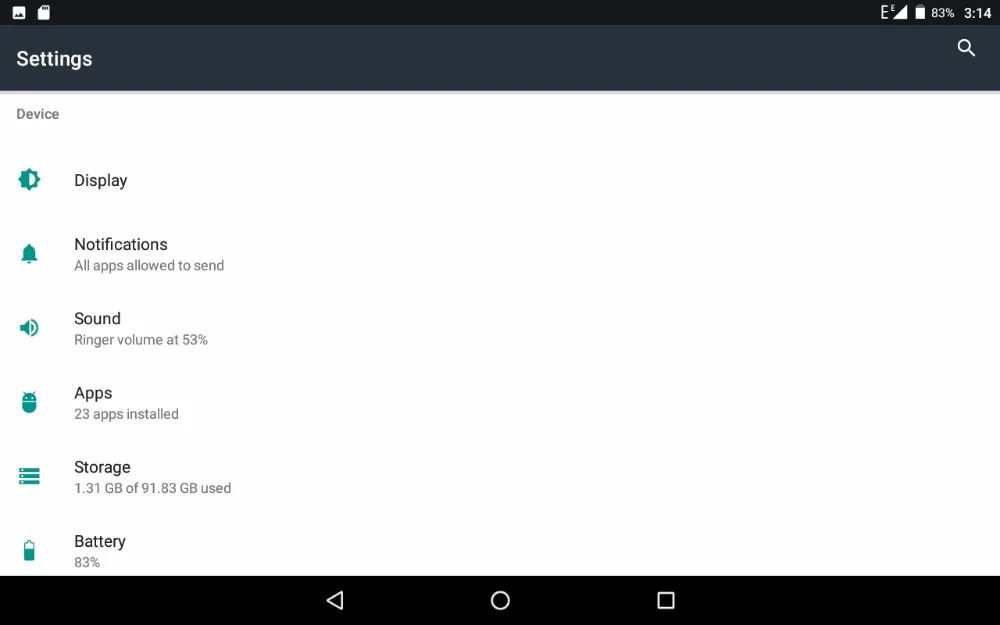 android 7.0 tablets