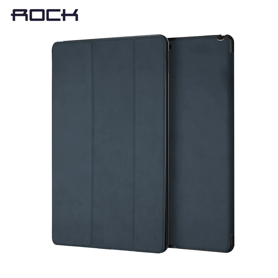 

Rock Tablet Case for iPad 2017 leather Case PU Cover Ultra Slim Auto Sleep Wake Smart Case Folding Magnetic Cover 9.7 & 10.5