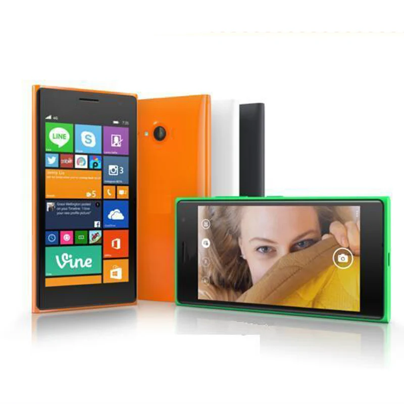Оригинальная задняя крышка для Nokia 730 735 чехол аккумулятора Lumia без логотипа с