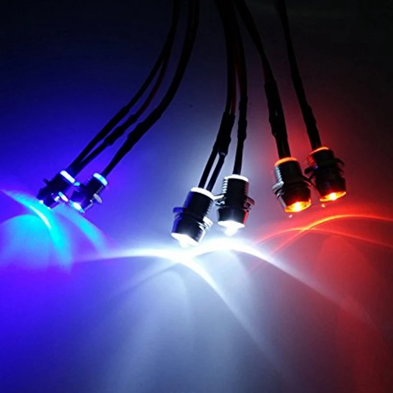 Remote control model car 6LED lights Picture color Car Parts Light Set
