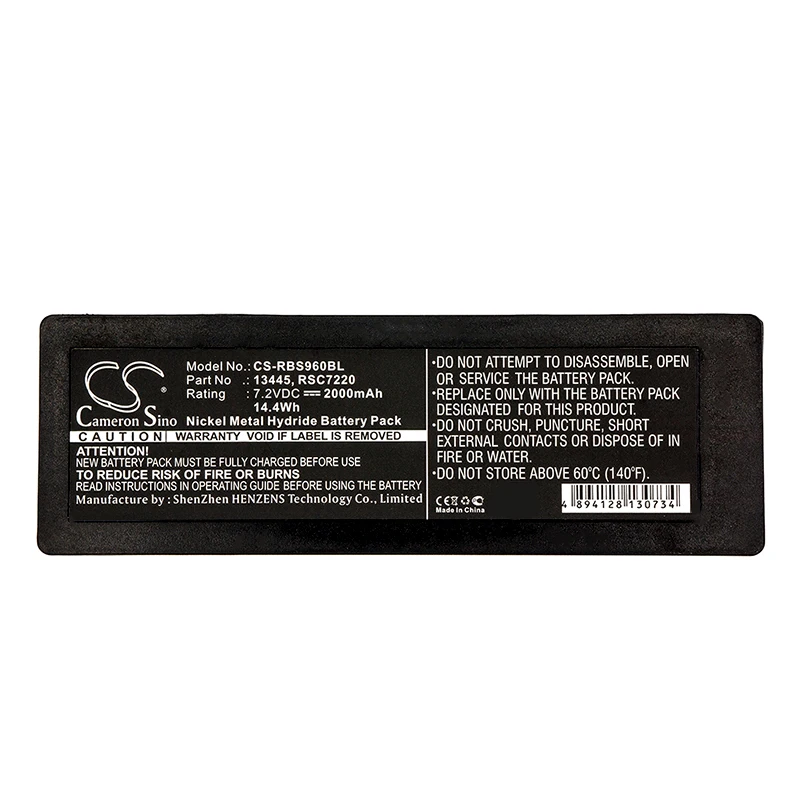 Fassi Akku Batterie 2000mAh für SCANRECO 590 Cifa 790 960 Effer 592
